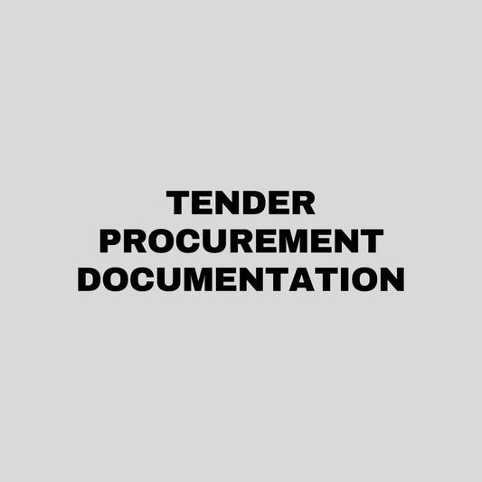 Tender Procurement Documentation