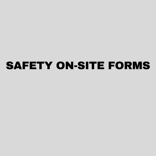 Safety On-site Forms