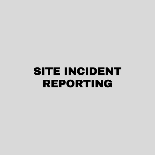 Site Incident Reporting