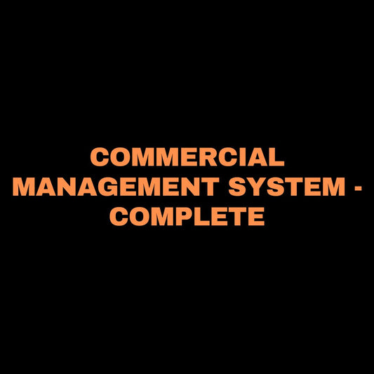 Commercial Management System - Complete