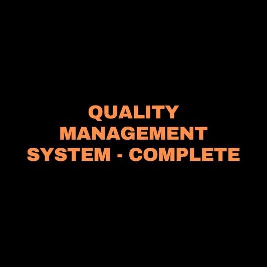 Quality Management System - Complete